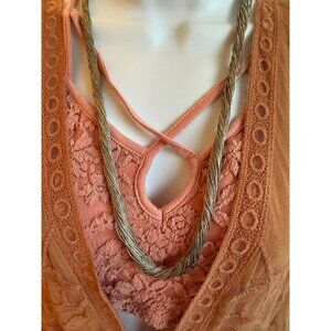 Vintage Sterling Liquid Silver Navajo Necklace Tarnished 73.33g  READ/SEE